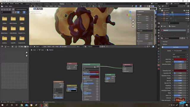 Blender Tutorial : Realistic Blood Material or Shader смотреть онлайн