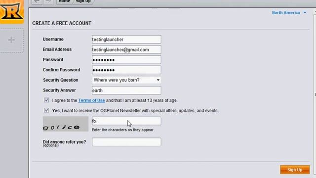 OGPlanet launcher captcha error смотреть онлайн