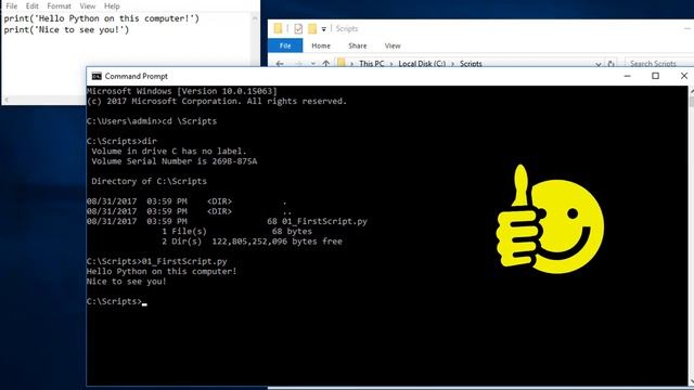 Kurs Python dla początkujących: Skryptowanie w Pythonie смотреть онлайн