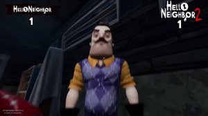 Сравнение Hello Neighbor 1 и Hello Neighbor 2