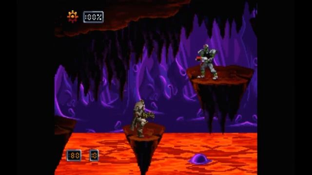 Super Nintendo (Snes) 16-bit Doom Troopers - Mutant Chronicles Stage 2 Planeta Mercury