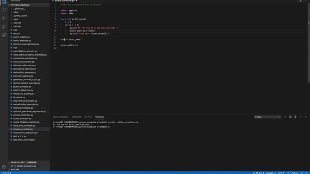 Asyncio: how is a coroutine executed? смотреть онлайн