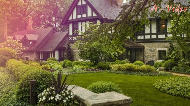 ?Красивые примеры загородных домов и садовых участков / Examples Of Beautiful Gardens / A - Video