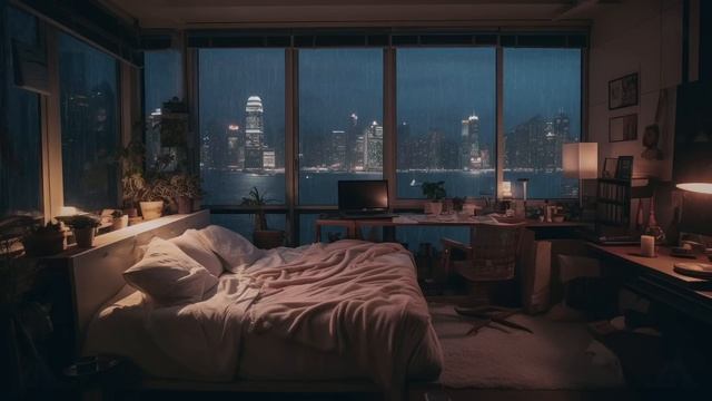 Rain Sounds For Sleeping | Rain On Window | The Sound Of Rain Adds Strength To A Good Night's Sleep