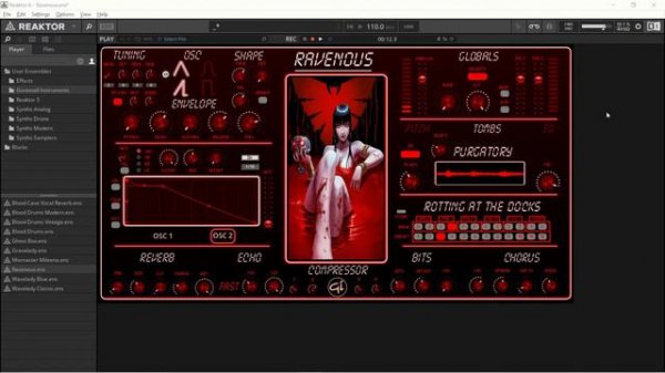 Reaktor 6 - Gravelady, Ravenous, and Ghost Box (Preset Demo)