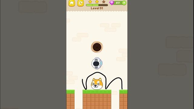 Save the dog, Rescue the dog game level 91. #shorts #tiktokgamingviralvideos #trendingshorts смотреть онлайн