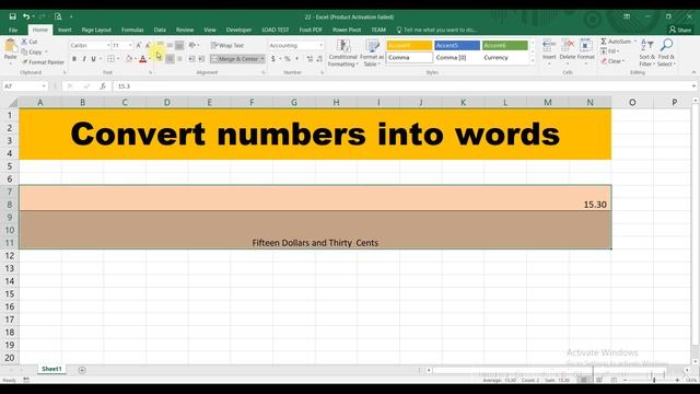 Excel How Convert Numbers into words- (Urdu/Hindi) смотреть онлайн