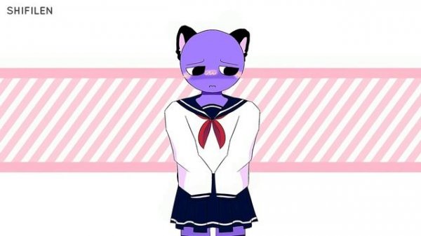 [ Rainbow Friends ] Sad Cat Dance Ft. Purple & Orange