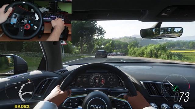 2016 AUDI R8 V10 PLUS (Steering Wheel + Shifter) - Forza Horizon 4 #29 | Radex смотреть онлайн