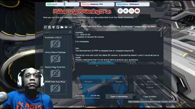 Space Engineers - PAM] Auto Miner Lets set it up! смотреть онлайн