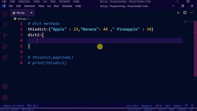 Python dictionaries methods || Python dictionaries methods in Hindi and Urdu смотреть онлайн