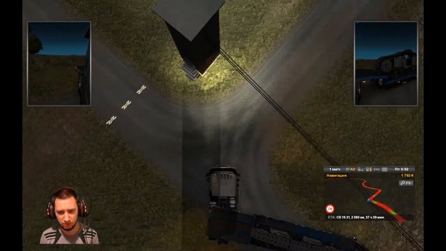 Болиды F1 в трафике ETS 2. смотреть онлайн