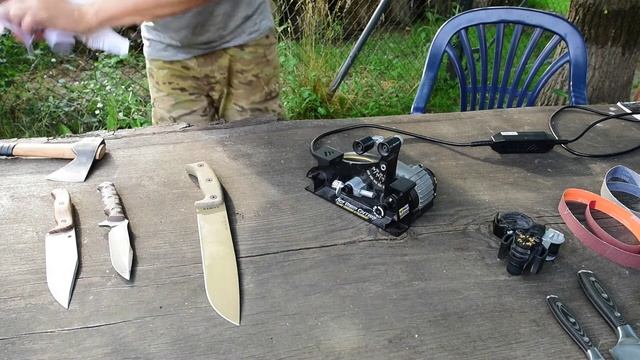 Work Sharp Ken Onion Edition & Blade Grinding Attachment Praxistest Review -Schärfen diverser Messe смотреть онлайн