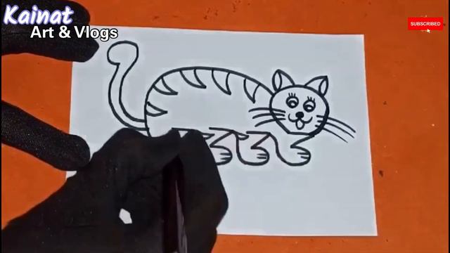 How to draw a Cat 😻 from 3333 number || Cat Drawing ||Easy Cat Drawing for beginners |Number drawin смотреть онлайн