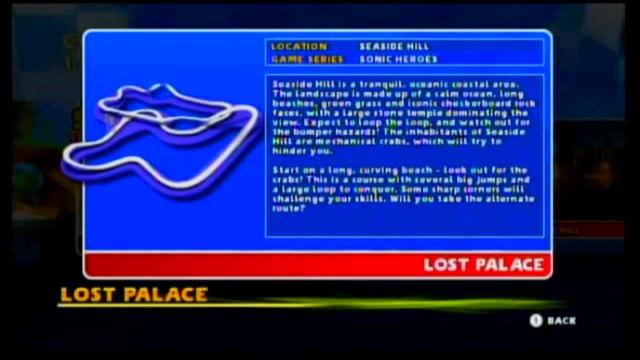 Sonic & SEGA All-Stars Racing - Course Maps and Profiles смотреть онлайн
