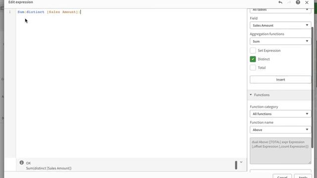 Qlik Sense Tutorial Expression and formula смотреть онлайн