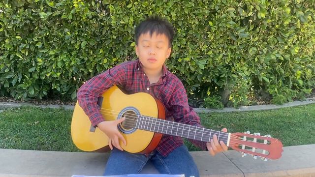 Star-Spangled Banner (guitar)- by 9 year old Brayden￼ смотреть онлайн