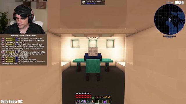 Foolish Visits Cucurucho's Lab for Black Concrete on QSMP Minecraft смотреть онлайн