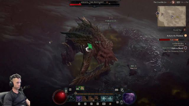 Diablo 4 - Guide: ASHAVA World Boss - Server Slam Weekend - Beta - Earn a Claw Trophy for Mount смотреть онлайн