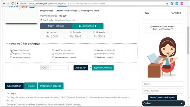 Tata Sky New Connection | Tata Sky Offers @ BookMyDTH.com смотреть онлайн