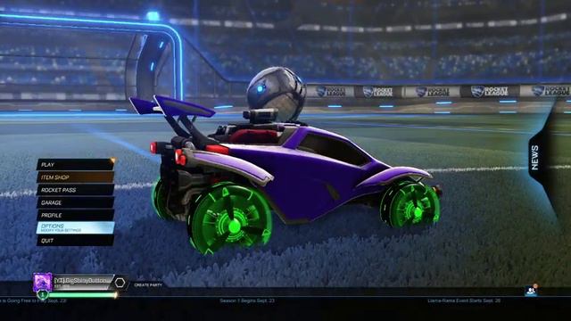 ALL PAINTED PROPELLER INVERTED WHEELS ON ROCKET LEAGUE (Season 1 Rocket Pass Update) смотреть онлайн