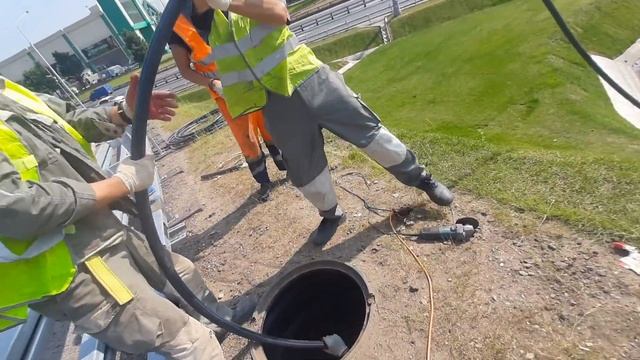 МОНТАЖ ПНД d40 В ЗАКЛАДНУЮ ТРУБУ d160 смотреть онлайн