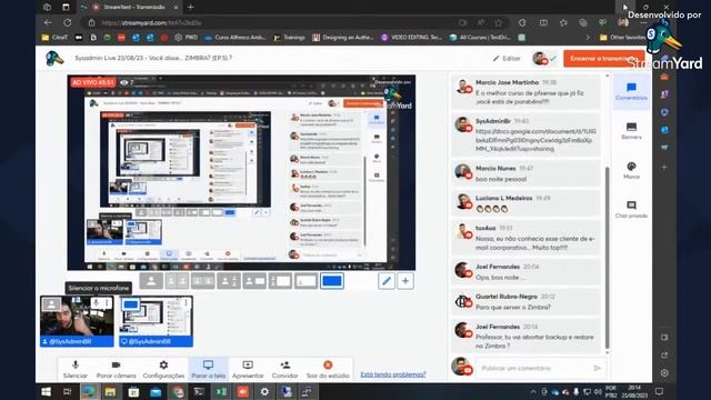 Sysadmin Live 23/08/23 - Você disse... ZIMBRA? (EP.5) ? смотреть онлайн
