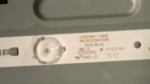 Тёмный экран телевизора Мистери, ремонт подсветки.