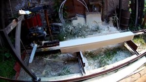 Шинная пилорама в работе