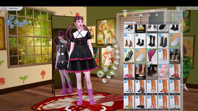 🦇Draculaura // Sims 4 Monster High CAS смотреть онлайн