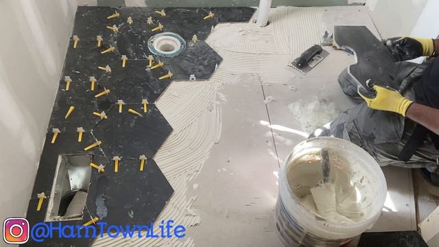 Tile bathroom floor with octagon tiles смотреть онлайн