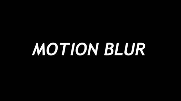 Анимационная заставка Motion