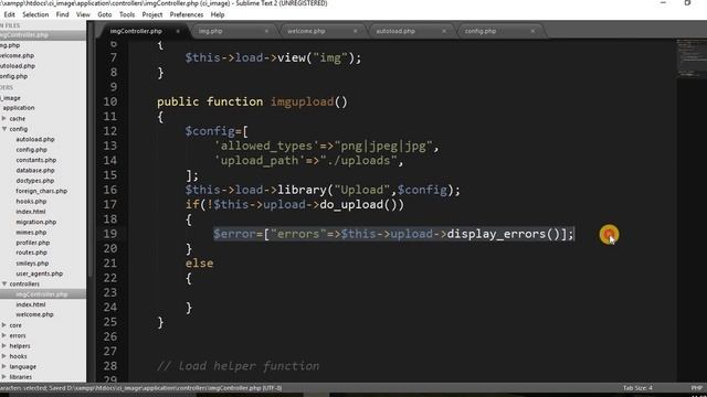 Image upload system in codeigniter part-2 смотреть онлайн