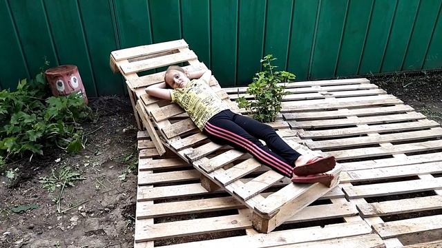 площадка под бассейн своими руками из поддонов(паллетов)