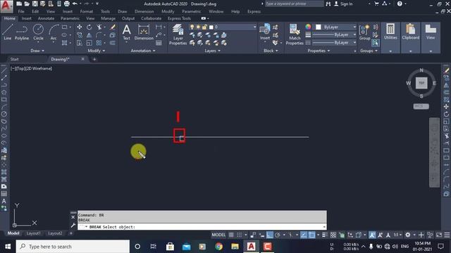 #16 How to use Break command in AutoCAD | Tutorial 16 | AutoCAD 2020 | Hindi/Urdu смотреть онлайн