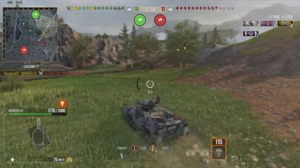 WoT Console | Cold War | Marder 1A1 | 10,294DMG 2 Kills