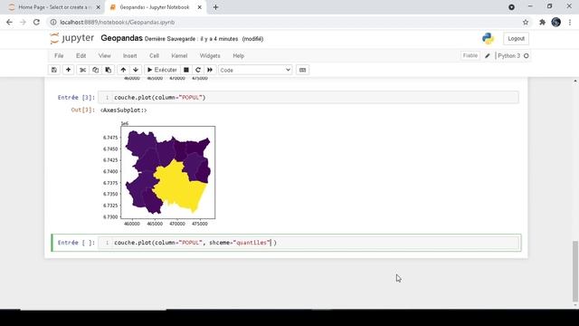 Méthode Plot de Geopandas Python смотреть онлайн