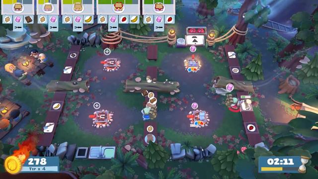 Overcooked! 2 Stage 3-3 (Campfire Cook Off) смотреть онлайн