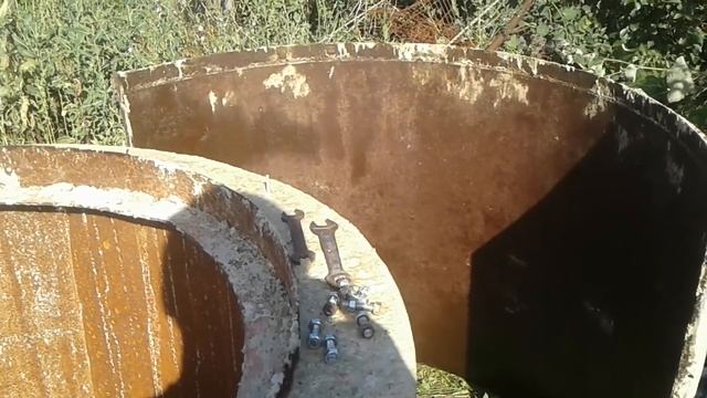 Изготовление колодезных колец своими руками. Заливка бетонных колец. смотреть онлайн