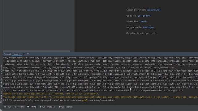 Author AWS Glue jobs with PyCharm Using AWS Glue Interactive Sessions смотреть онлайн