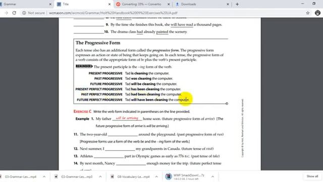G8 English Grammar Chapter 9 (Part 5)