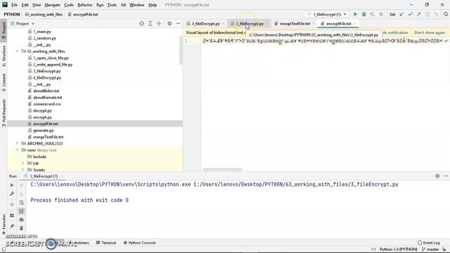 File Encryption and Decryption using Python смотреть онлайн
