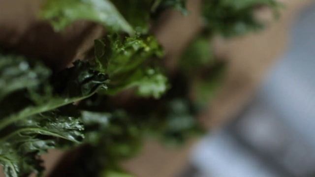 Чипсы из кейла  Капуста кейл  Веган