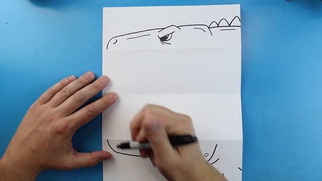 How to Draw a MOSASAURUS SURPRISE FOLD смотреть онлайн