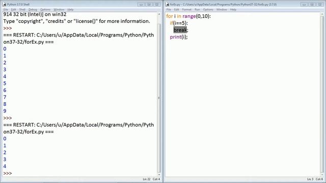 #11 Getting Start With Python | break,continue and pass Statements in Python смотреть онлайн