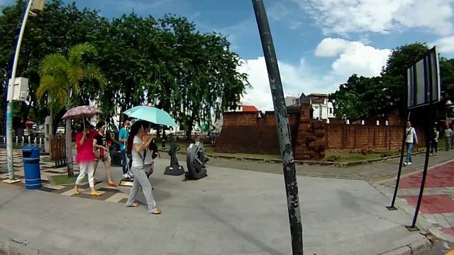 Голландская площадь, старый форт Мелакка (Малайзия)