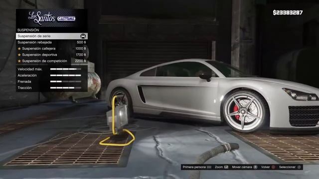 Audi R8 ( 9F )- Tuneando Coches #68 - GTA V PS4 смотреть онлайн