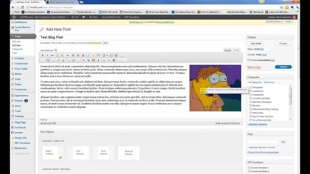 Search Engine Optimization (SEO) Tips for Wordpress Blog Websites (Nick Carpenter Tutorial) смотреть онлайн