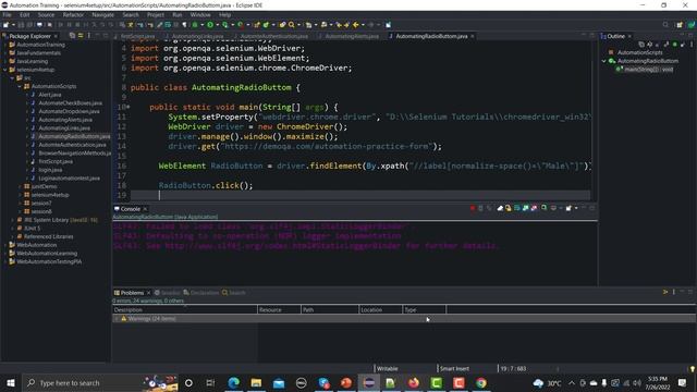 Selenium WebDriver with Java Tutorial 14 - How to automate radio button using selenium Webdriver смотреть онлайн