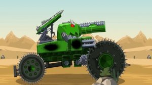 Все серии: Evolution of boss, monster truck, cartoon 2D | Мультики про танки | Arena Tank Cartoon